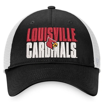 Top Of The World Men's Black, White Louisville Cardinals Stockpile