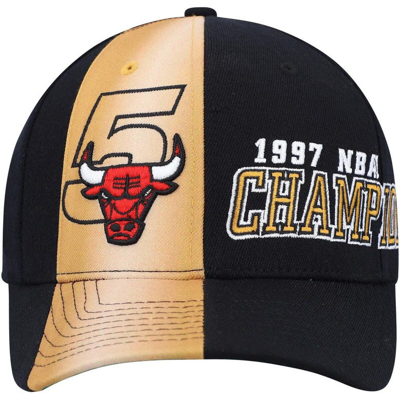 Shop Mitchell & Ness Black Chicago Bulls Hardwood Classics 1997 Nba Champions Stretch Snapback Hat