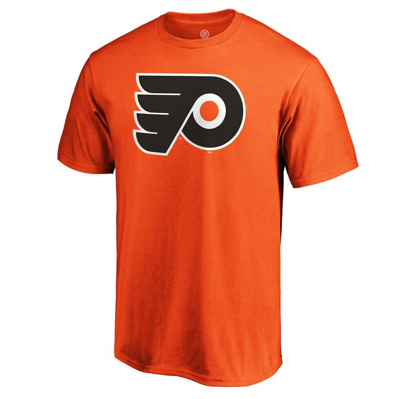 Shop Fanatics Branded Orange Philadelphia Flyers Big & Tall Primary Logo T-shirt