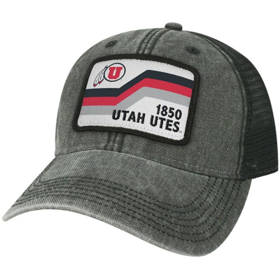 Shop Legacy Athletic Black Utah Utes Sun & Bars Dashboard Trucker Snapback Hat