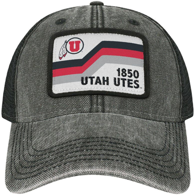 Shop Legacy Athletic Black Utah Utes Sun & Bars Dashboard Trucker Snapback Hat