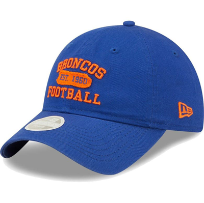 Shop New Era Royal Denver Broncos Formed 9twenty Adjustable Hat