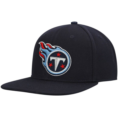 Shop Pro Standard Navy Tennessee Titans Logo Ii Snapback Hat