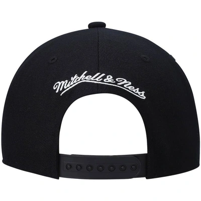 Shop Mitchell & Ness Black Denver Nuggets Hardwood Classics Script 2.0 Snapback Hat