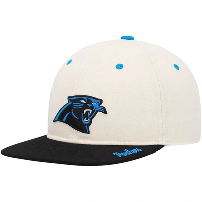 Shop Outerstuff Youth Cream/black Carolina Panthers Deadstock Snapback Hat