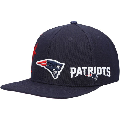 Shop Pro Standard New England Patriots Navy Stars Snapback Hat