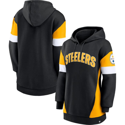 Shop Fanatics Branded Black/gold Pittsburgh Steelers Lock It Down Pullover Hoodie
