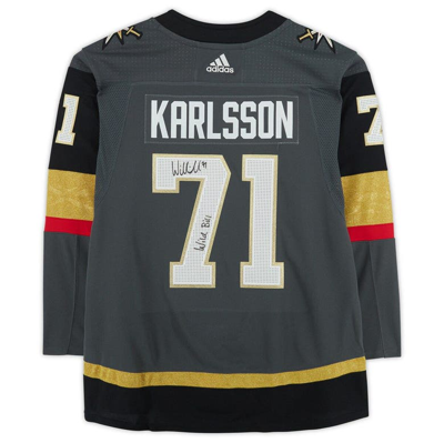 William Karlsson Vegas Golden Knights Fanatics Authentic Autographed Black  Adidas Authentic Jersey