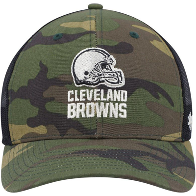 47 ' Camo/black Cleveland Browns Trucker Adjustable Hat