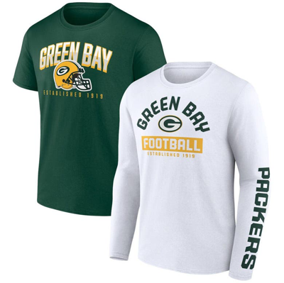 Men's Fanatics Branded Gold Green Bay Packers Quick Step T-Shirt