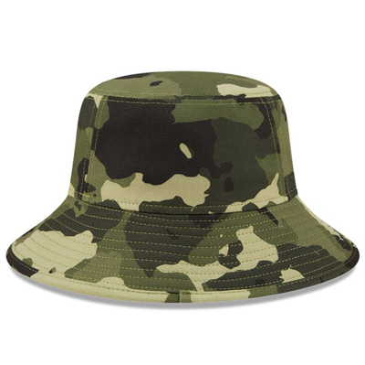 Shop New Era Camo Boston Red Sox 2022 Armed Forces Day Bucket Hat