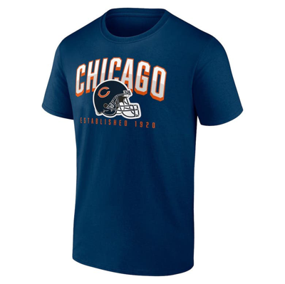 Men's Chicago Bears Fanatics Branded Navy Long Sleeve T-shirts