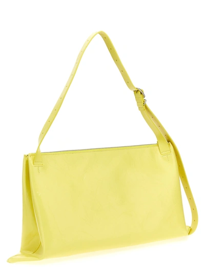 Shop Jil Sander 'empire' Shoulder Bag In Yellow