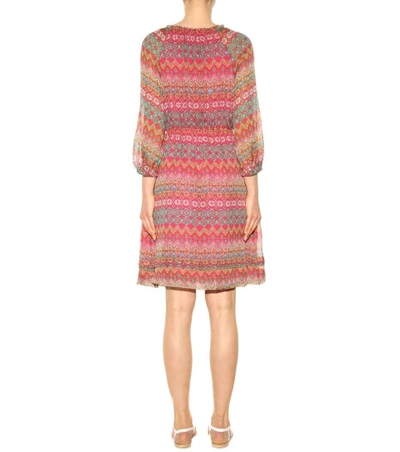 Shop Diane Von Furstenberg Parry Silk Chiffon Dress In Coromaedel Multi