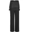 GIVENCHY LACE-TRIMMED JERSEY TROUSERS,P00178107