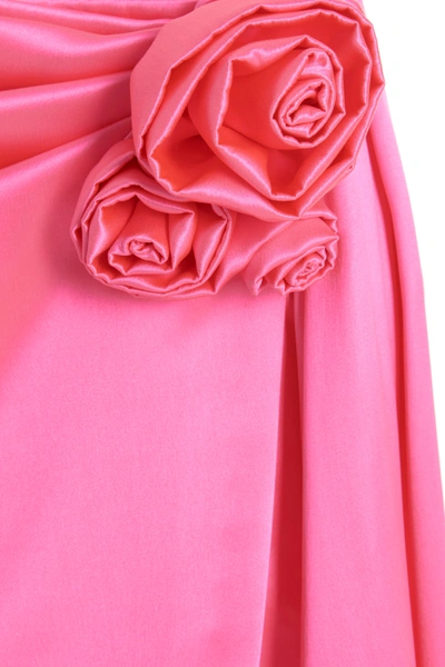 Shop Magda Butrym Pink Detail Miniskirt
