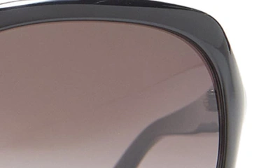 Ferragamo Salvatore  59mm Square Sunglasses In Black