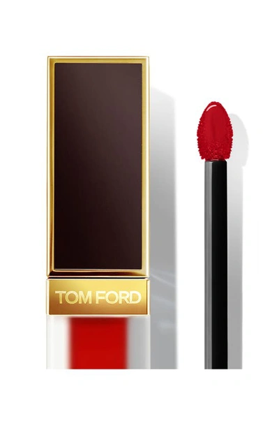 Tom Ford Scarlet Rouge Liquid Lip Luxe Matte Lipstick 6ml In Scarlet Rouge