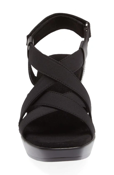 Shop Munro Maddox Platform Sandal In Black