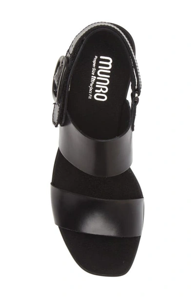 Shop Munro Max Platform Slingback Sandal In Black