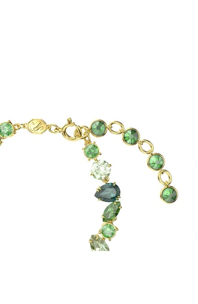 Shop Swarovski Gema Crystal Bracelet In Green