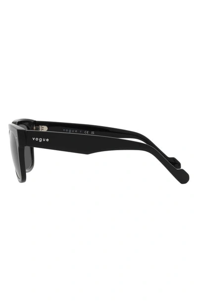 Shop Vogue 54mm Square Sunglasses In Black