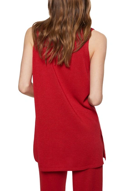 Mango Oversized Fine-knit Cardigan Strawberry In Strawberry