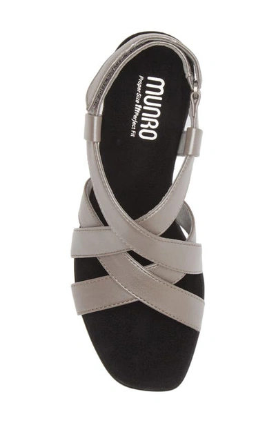 Shop Munro Maddox Platform Sandal In Silver