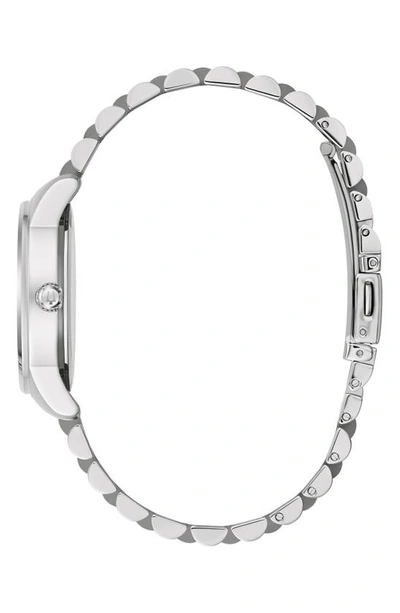 Bulova Classic Diamond Bracelet Watch, 32mm In Silver