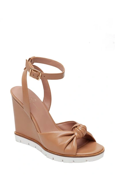 Shop Linea Paolo Eliana Ankle Strap Wedge Sandal In Desert