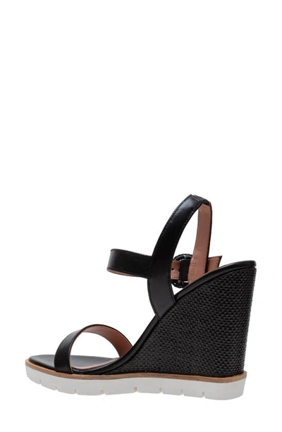 Shop Linea Paolo Emely Wedge Sandal In Black