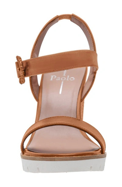 Shop Linea Paolo Emely Wedge Sandal In Desert