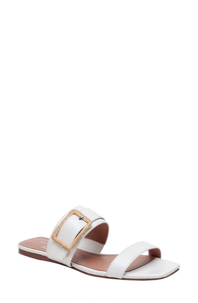 Shop Linea Paolo Daniela Slide Sandal In Eggshell