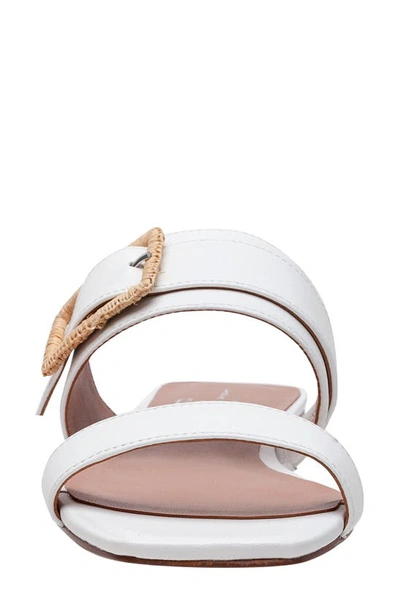 Shop Linea Paolo Daniela Slide Sandal In Eggshell