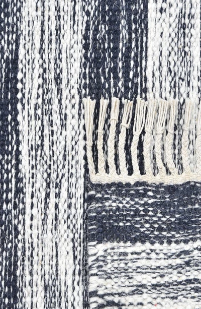 Solo Rugs Louella Handmade Wool Blend Area Rug In Black