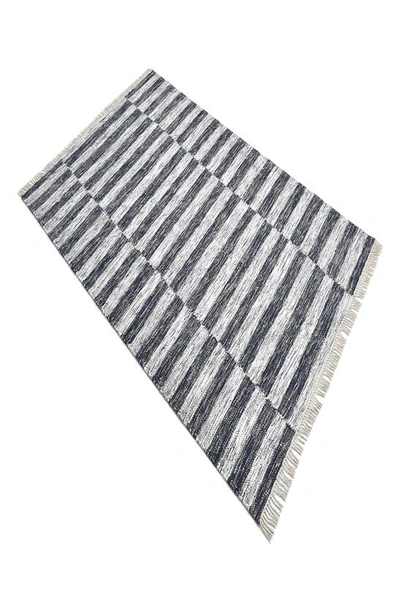 Solo Rugs Louella Handmade Wool Blend Area Rug In Black