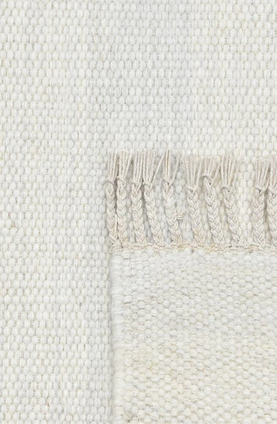 Solo Rugs Louella Handmade Wool Blend Area Rug In Ivory