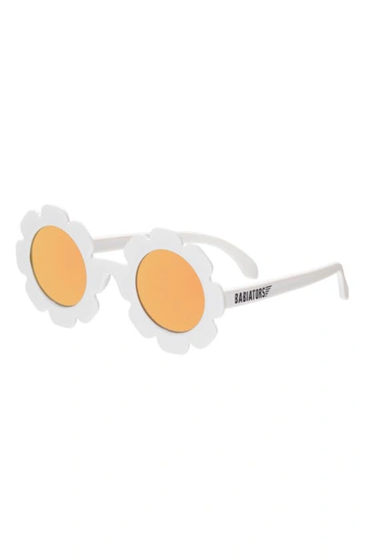 Shop Babiators Kids' Polarized Flower Sunglasses In Daisy