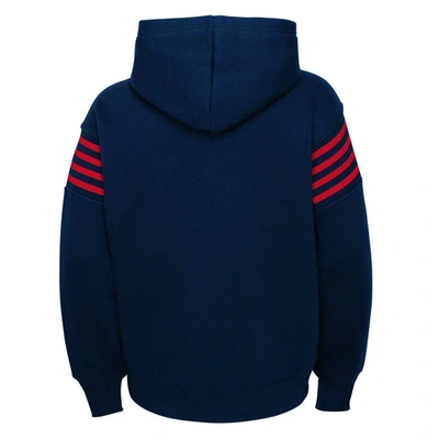 Shop Outerstuff Youth Navy New England Patriots The Champ Is Here Pullover Hoodie