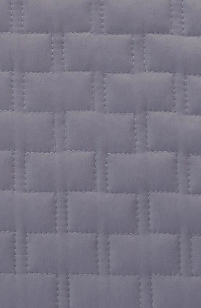 Shop Bedvoyage Quilted Coverlet In Platinum