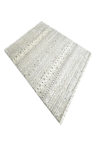 Solo Rugs Thomas Handmade Wool Blend Area Rug In Grey