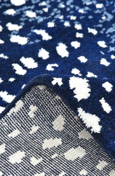 Solo Rugs Louis Handmade Wool Blend Area Rug In Blue