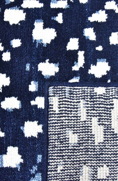 Solo Rugs Louis Handmade Wool Blend Area Rug In Blue