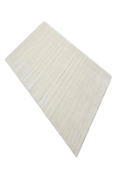 Solo Rugs Harbor Handmade Wool Blend Area Rug In Ivory