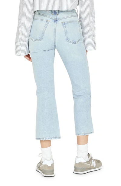 Shop Frame Le High 'n' Tight Crop Mini Bootcut Jeans In Legacy