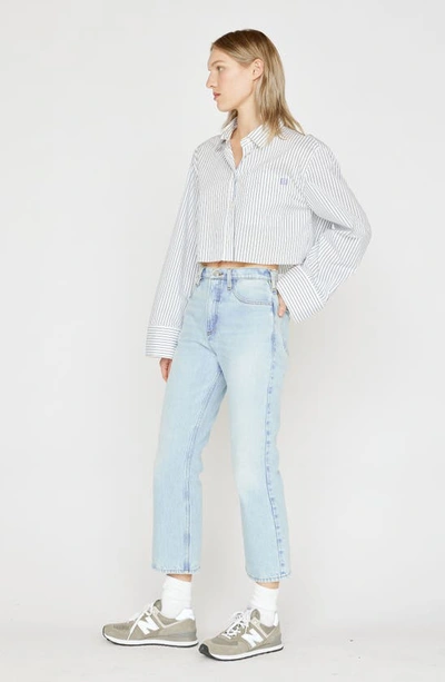 Frame Blue Le High Cropped Denim Jeans In Legacy