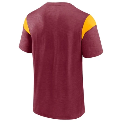 Fanatics Branded Burgundy Washington Commanders Home Stretch Team T-shirt In Burgundy