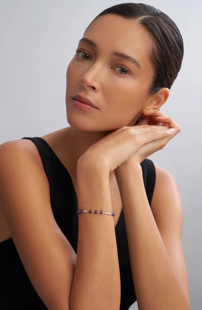 Lagos Caviar Icon Beaded Amethyst Toggle Bracelet In Amethyst