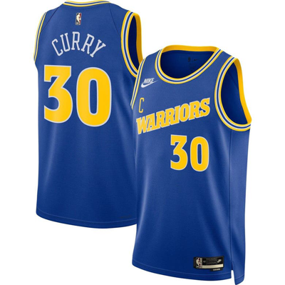 Nike Stephen Curry Blue Golden State Warriors Swingman Jersey