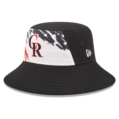 Shop New Era Navy Colorado Rockies 2022 4th Of July Bucket Hat